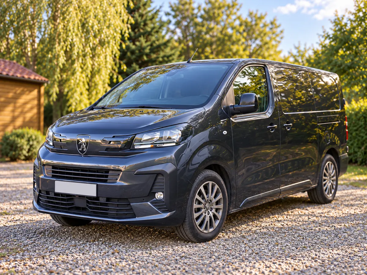 Grafitowy Peugeot — wizualizacja samochodu dostawczego GL Speed Trans